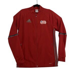 Adidas Climacool MLS New England Revolution Red Windbreaker Jacket Size Medium